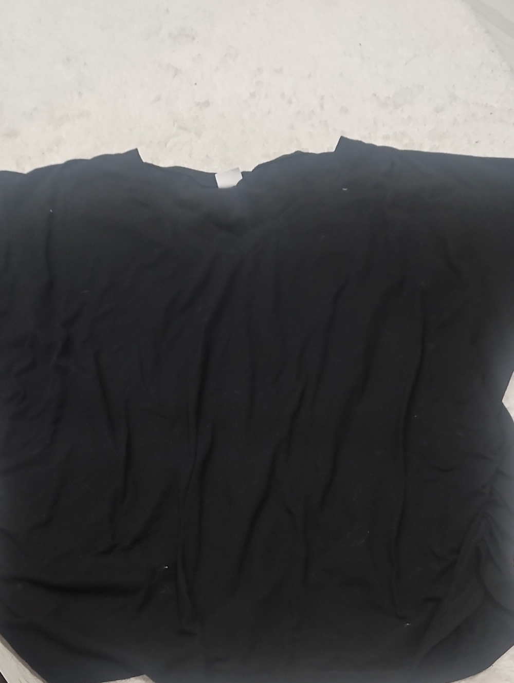 Classic Black Short-Sleeve V-Neck Tee